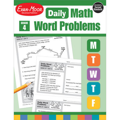Daily Word Problems, Grade 4 - Evan-Moor, and Evan-Moor Educational Publishers