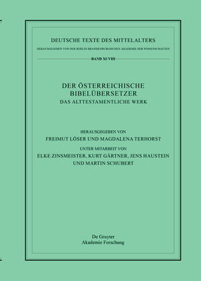 Das Alttestamentliche Werk - L�ser, Freimut (Editor), and Terhorst, Magdalena (Editor), and Zinsmeister, Elke (Contributions by)