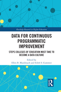 Data for Continuous Programmatic Improvement: Steps Colleges of Education Must Take to Become a Data Culture