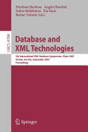 Database and XML Technologies: 5th International XML Database Symposium, Xsym 2007, Vienna, Austria, September 23-24, 2007, Proceedings