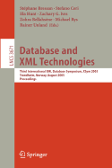 Database and XML Technologies: Third International XML Database Symposium, Xsym 2005, Trondheim, Norway, August 28-29, 2005, Proceedings