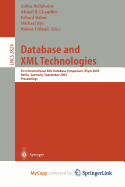 Database and XML Technologies