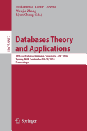 Databases Theory and Applications: 27th Australasian Database Conference, Adc 2016, Sydney, Nsw, September 28-29, 2016, Proceedings