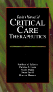 Davis's Manual of Critical Care Therapeutics