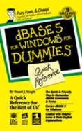 dBASE 5 for Windows for Dummies Quick Reference
