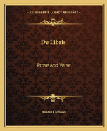 De Libris: Prose And Verse