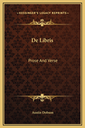 de Libris: Prose and Verse