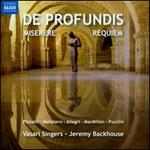 De Profundis, Miserere, Requiem - Daniel Burges (drums); Elizabeth J. Atkinson (alto); Jocelyn Somerville (soprano); Jon Thorne (viola); Julia Ridout (alto);...