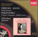 Debussy, Ravel: String Quartets; Stravinsky: 3 Pieces; Concertino; Double Canon