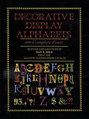 Decorative Display Alphabets - Solo, Dan X