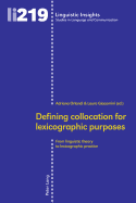 Defining collocation for lexicographic purposes: From linguistic theory to lexicographic practice
