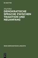 Demokratische Sprache Zwischen Tradition Und Neuanfang