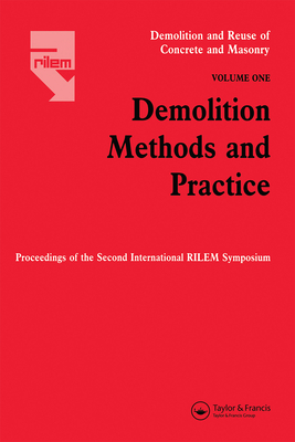 Demolition Methods and Practice V1 - Kasai, Y.