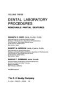 Dental laboratory procedures