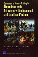 Department of Defense Training for Operations with Interagency, Multinational, and Coalition Partners (2008)