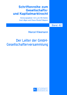 Der Leiter der GmbH-Gesellschafterversammlung