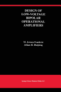 Design of Low-Voltage Bipolar Operational Amplifiers