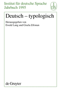 Deutsch - Typologisch