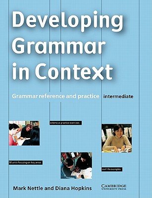 Developing Grammar in Context Intermediate without answers: Grammar Reference and Practice - Nettle, Mark, and Hopkins, Diana