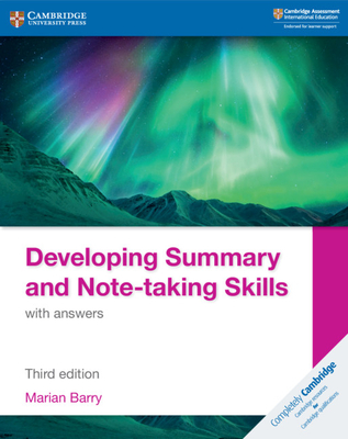 Developing Summary and Note-Taking Skills with Answers - Barry, Marian