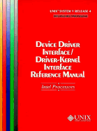 Device Driver Interface/Driver-Kernel Interface Reference Manual: Intel Processors
