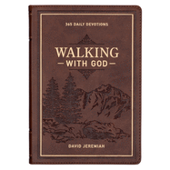Devotional Walking with God Large Print Faux Leather