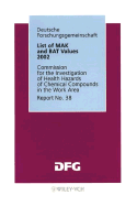 DFG List of MAK and BAT Values