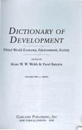 Dictionary of Development: Third World Economy, Environment, Society