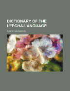 Dictionary of the Lepcha-language