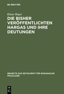 Die Bisher Ver�ffentlichten Hargas Und Ihre Deutungen