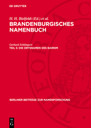 Die Ortsnamen des Barnim