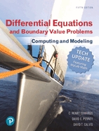 Differential Equations and Boundary Value Problems: Computing and Modeling, Tech Update