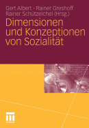 Dimensionen Und Konzeptionen Von Sozialitat