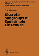Discrete subgroups of semisimple Lie groups