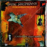 Dmitri Shostakovich: String Quartets Nos. 1, 2 & 4 - Alla Aranovskaya (violin); Andrei Dogadin (viola); Ilya Teplyakov (violin); Leonid Shukaev (cello);...
