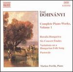 Dohn�nyi: COMPLETE PIANO WORKS Vol. 1
