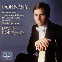 Dohn�nyi: Piano Works - David Korevaar (piano)