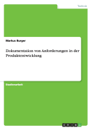 Dokumentation Von Anforderungen in Der Produktentwicklung