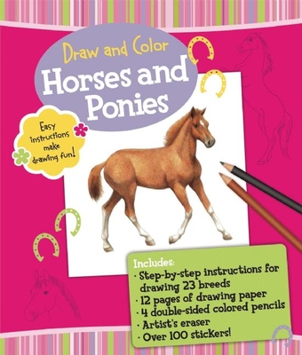 Draw and Color: Horses and Ponies - 