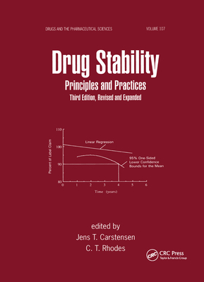 Drug Stability, Revised, and Expanded: Principles and Practices - Carstensen, Jens T (Editor), and Rhodes, Christopher (Editor)