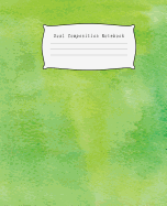 Dual Composition Notebook: Half College Ruled-Half Graph 5x5 Paper Styles on One Sheet to Get Creative: Coordinate, Grid, Squared, Math Paper, Plot Designs, Craft Projects, Write Accompanying Notes, Draw Sketches, Diary Journal Organizer