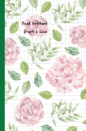 Dual Notebook Graph & Line: Half College Ruled / Half Graph 4x4 Mixed Paper Styles on One Sheet to Get Creative: Coordinate, Grid, Squared, Math Paper, for Plot Designs, Craft Projects, Write Accompanying Notes, Draw Sketches, Diary Journal Organizer