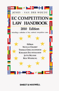 EC Competition Law Handbook - Woude, Marc van der, Professor