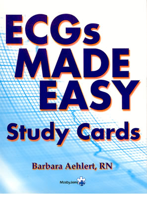 Ecgs Made Easy Study Cards - Aehlert, Barbara, and Mosby (Manufactured by)
