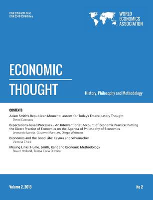 Economic Thought. Vol 2, Number 2 - Wea (Editor)