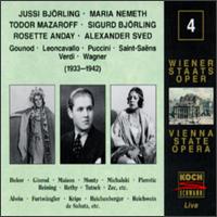 Edition Wiener Staatsoper Live, Vol. 4 - Aenne Michalsky (vocals); Alessandro Sved (vocals); Alexander Kipnis (vocals); Alfred Jerger (vocals); Bella Paalen (vocals);...