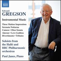 Edward Gregson: Instrumental Music - Amy Yule (flute); Ewan Easton (tuba); Gareth Small (trumpet); Jennifer Galloway (oboe); Katy Jones (trombone);...