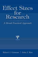 Effect Sizes for Research: Univariate and Multivariate Applications