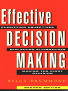 Effective Decision Making