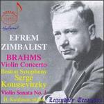 Efrem Zimbalist Plays Brahms